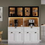 Hanah Home Nero Twin 1600-226 Coffee Stand Blanco